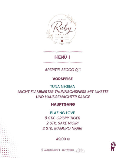 SUSHI MIT RUBY TAN - Pfingstmontag 25.05.26