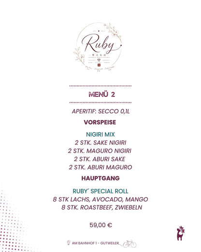 SUSHI MIT RUBY TAN - Pfingstmontag 25.05.26