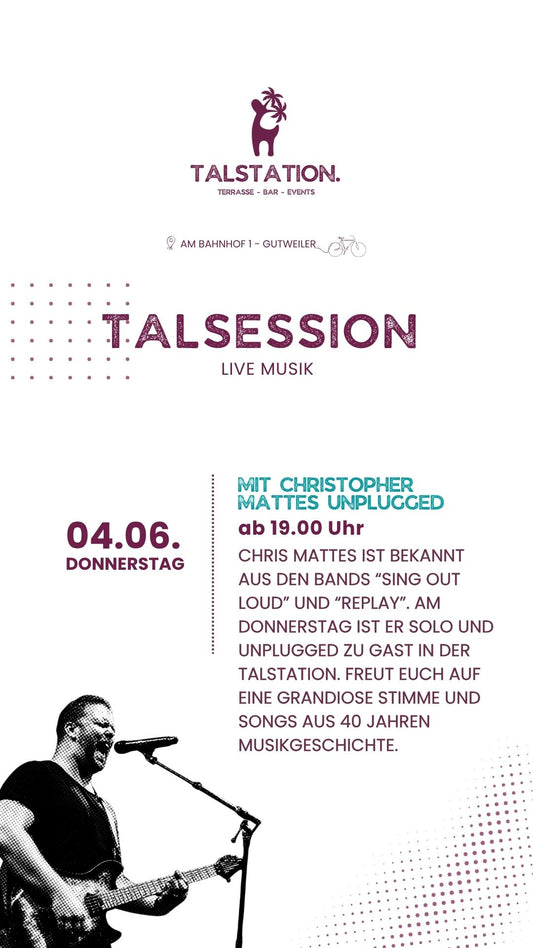 TALSESSION - LIVE MUSIK MIT CHRIS MATTES