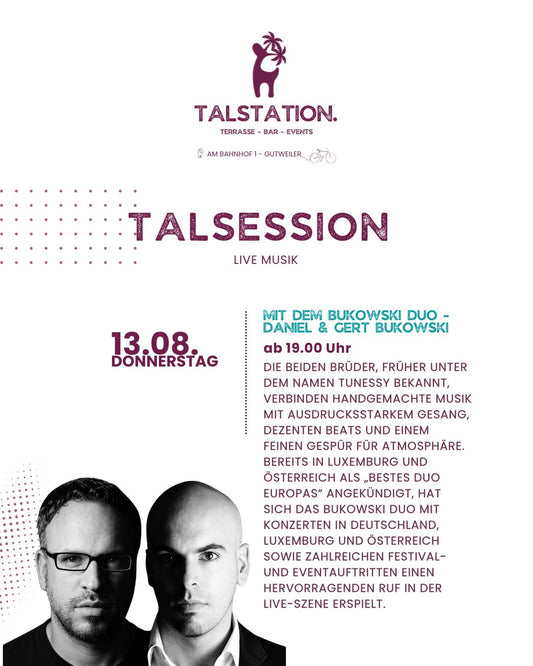 TALSESSION - LIVE MUSIK MIT DEM BUKOWSKI DUO