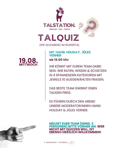 TALQUIZ - DER QUIZABEND IM RUWERTAL