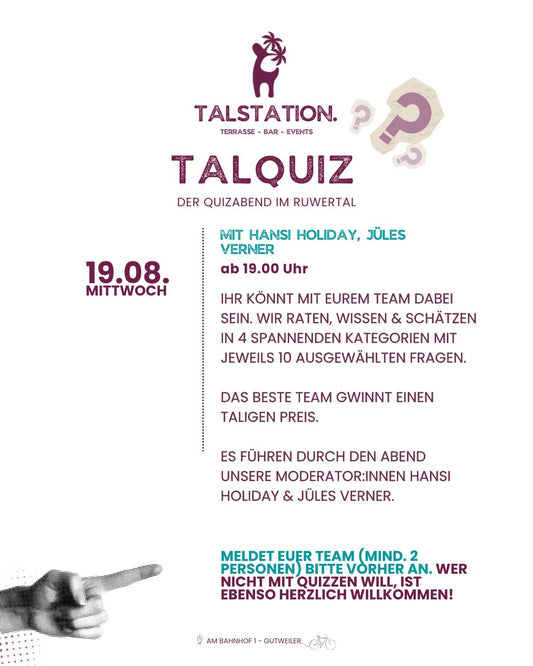 TALQUIZ - DER QUIZABEND IM RUWERTAL
