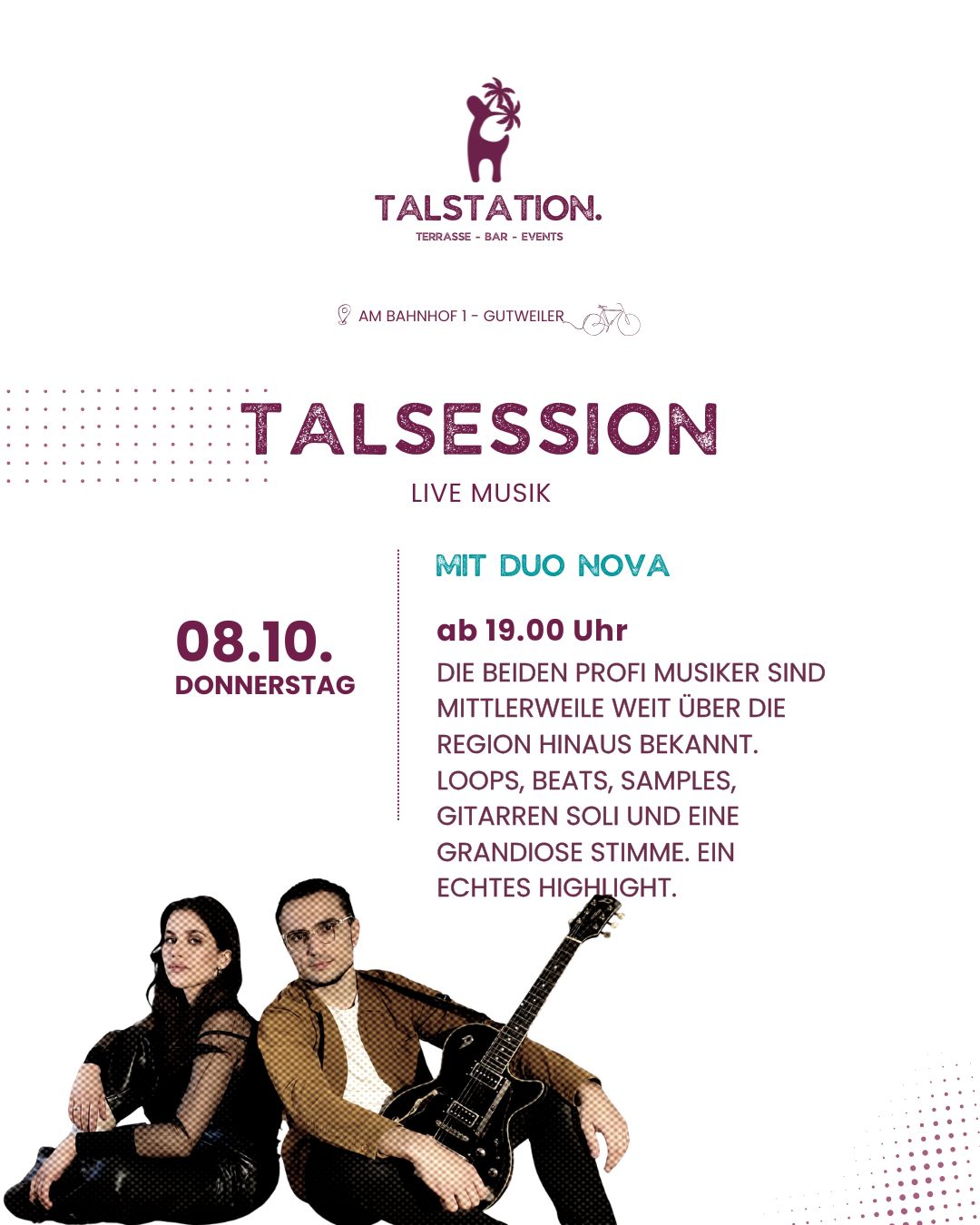 TALSESSION - LIVE MUSIK mit Duo Nova