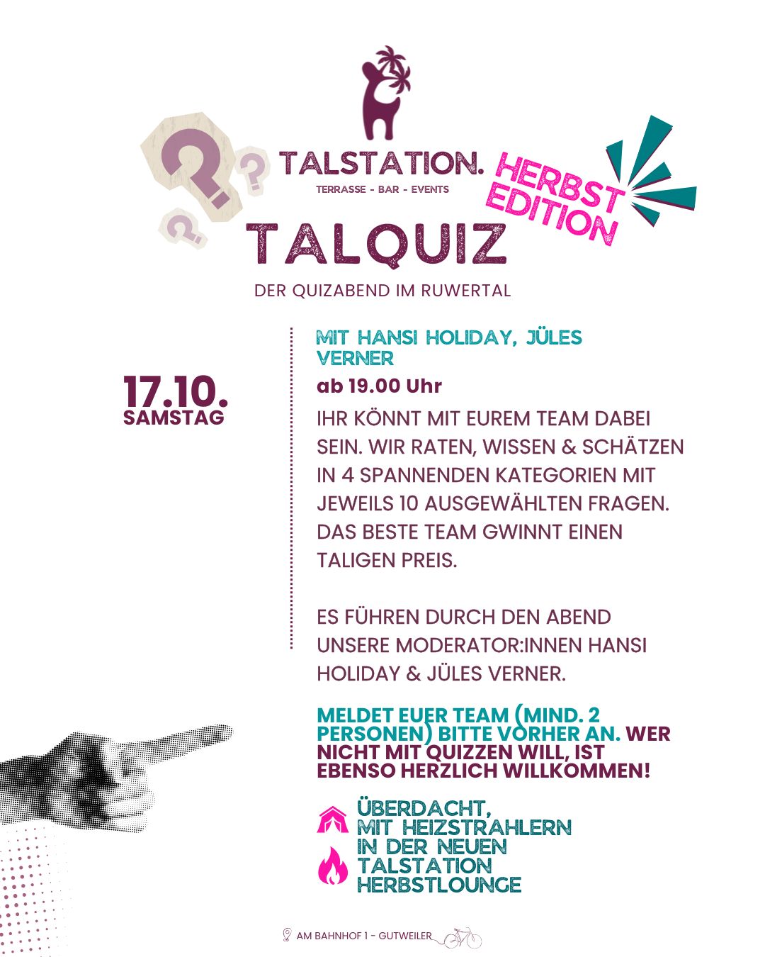 TALQUIZ - Der Quizabend im Ruwertal "Herbst Edition"