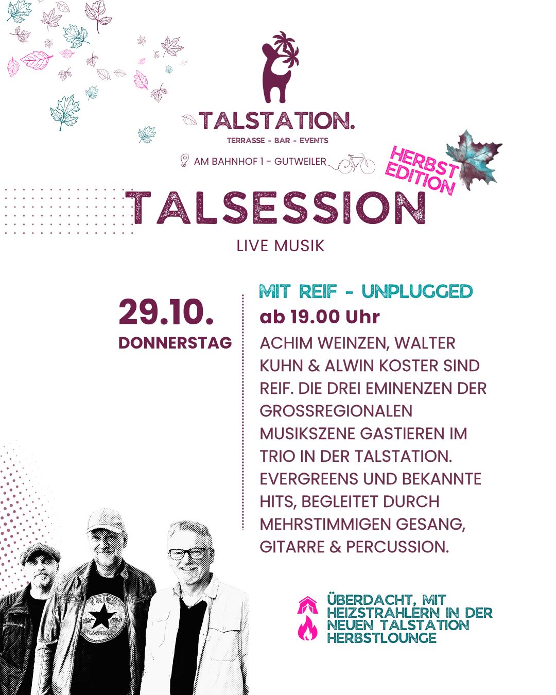 TALSESSION - LIVE MUSIK mit REIF