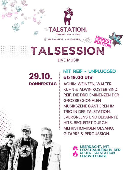 TALSESSION - LIVE MUSIK mit REIF