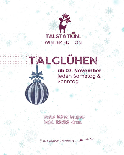 TALGLÜHEN - Die Talstation Winterlounge ab dem 07. November